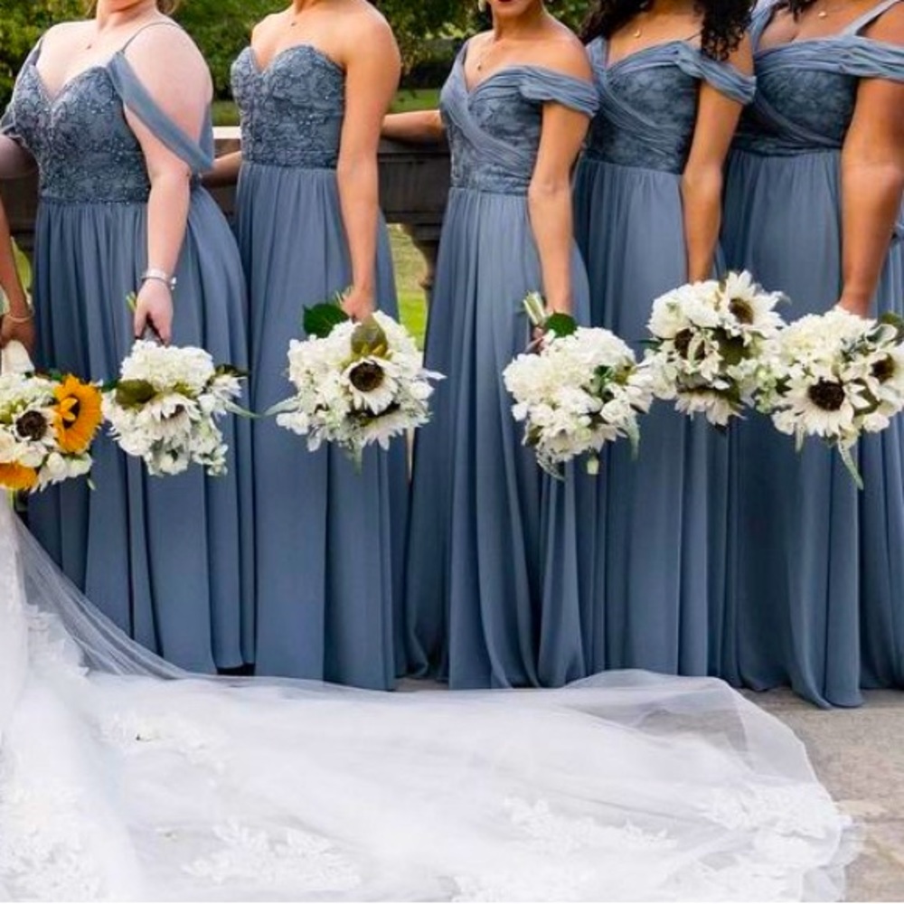 Morilee | Madeline Garner - Bridesmaid / Formalwear Dress - Slate - style 21614